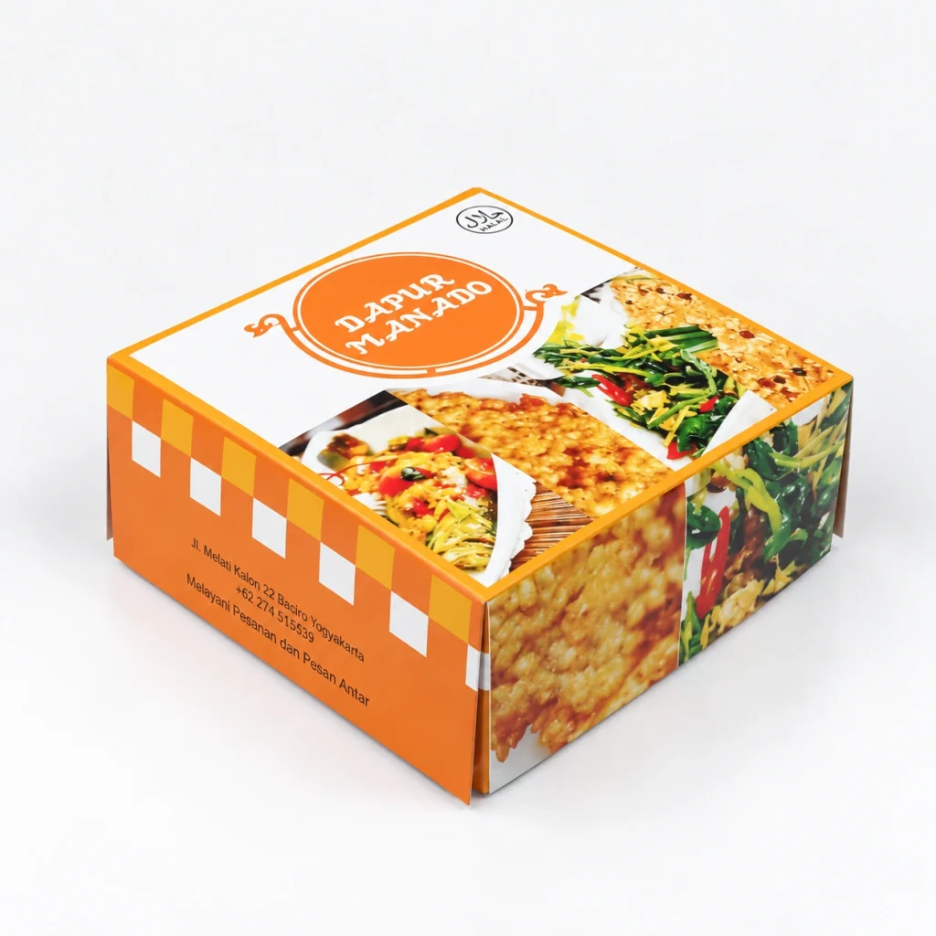 Box Nasi Tutup Sambung BikinKemasan Kanan