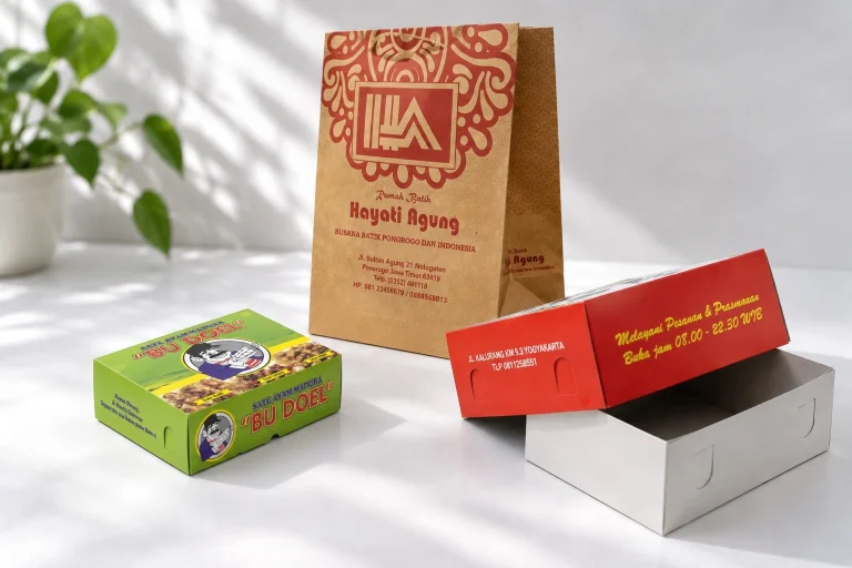 Cetak kemasan custom untuk kebutuhan UMKM dan F&B