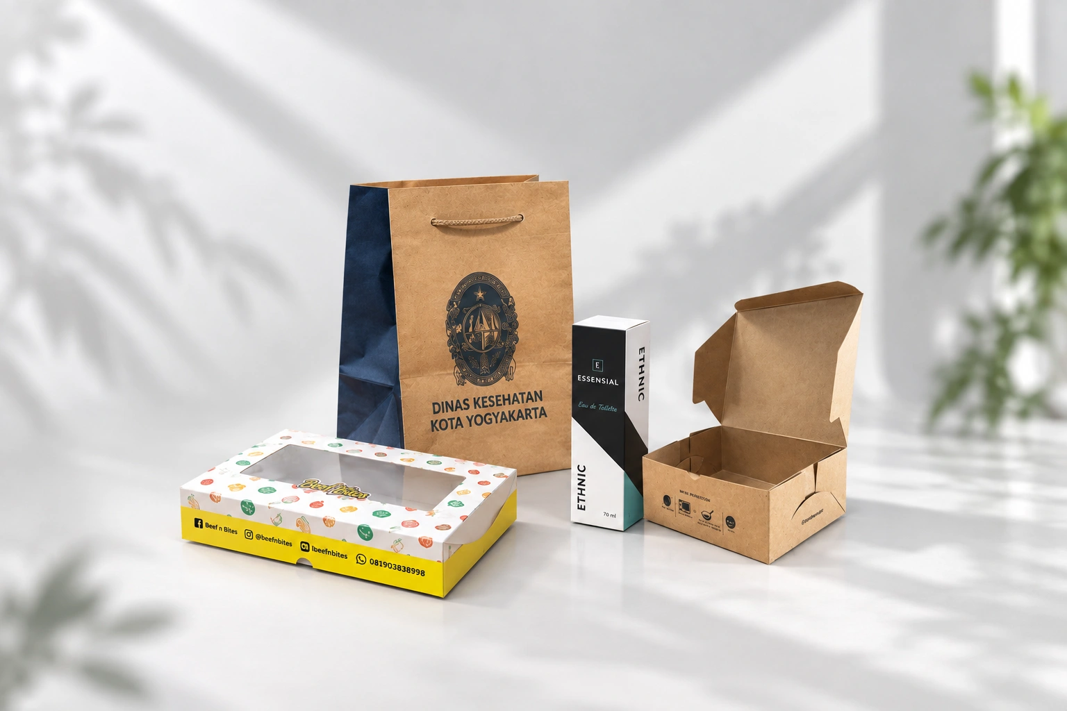 produk box custom dan paper bag Bikin Kemasan